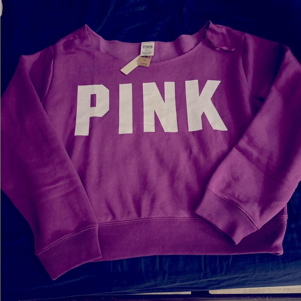 PINK Crop Sweatshirt NWT